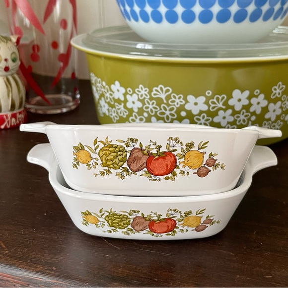 Vintage Corningware Spice of Life Pattern Covered Dish Collection❤️ - Picture 2 of 12